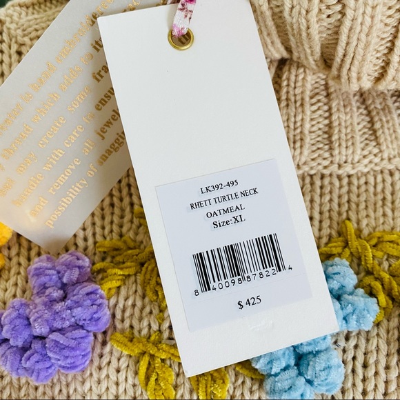 LOVESHACKFANCY Rhett Turtleneck Sweater - Picture 4 of 4